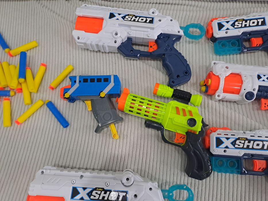 Pistolas da nerf e outras marcas