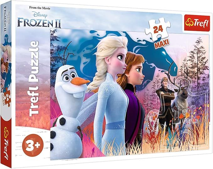 Trefl Puzzle magiczna podróż Disney Frozen 2, 24elementy maxi od 3lat
