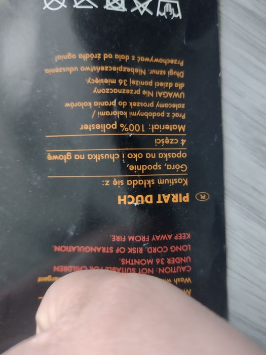 Nowy strój / przebranie pirata 7-10 lat