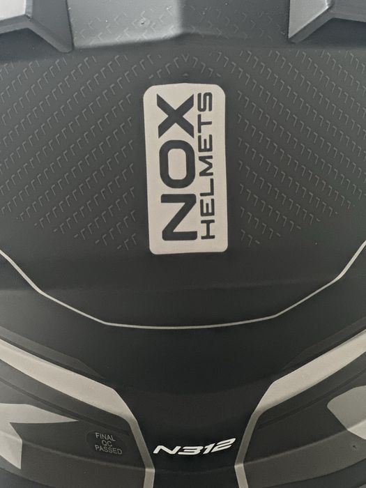 Kask motocyklowy NOX N312 plus DODATKI