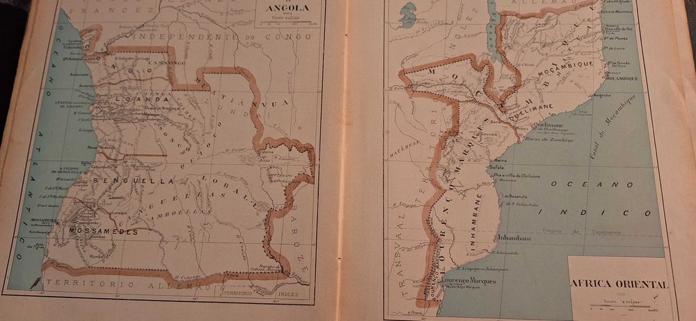 Atlas Universal de 1912 Livrarias Aillaud e Bertrand- Venda individual