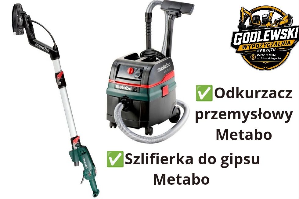 Wypożyczalnia!  Szlifierka żyrafa do gipsu +odkurzacz Wynajem! Wynajmę!