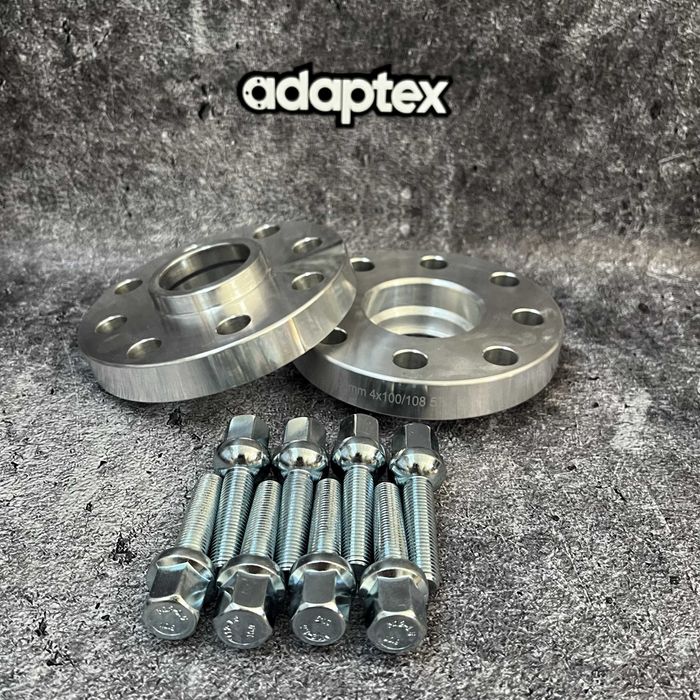 Проставки на колеса Audi, Seat, Skoda, VW 20мм PCD 4x100/108 DIA 57.1