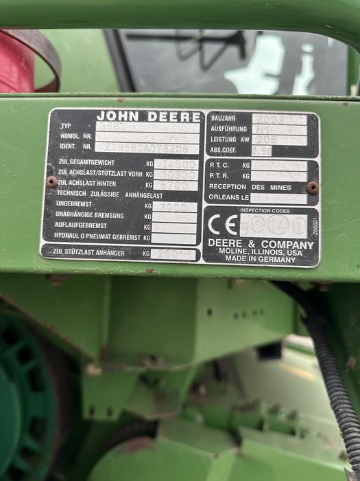 Комбайн 9580 WTS John Deere