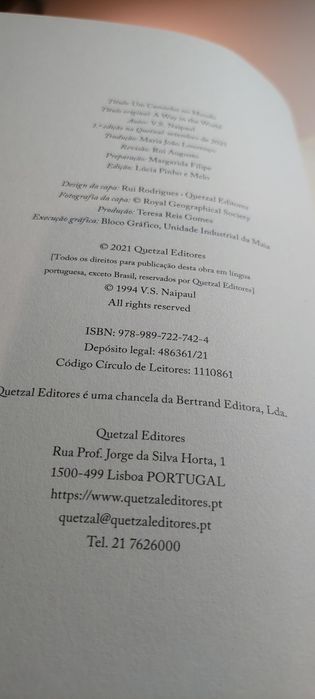 Um Caminho no Mundo - VS Naipaul