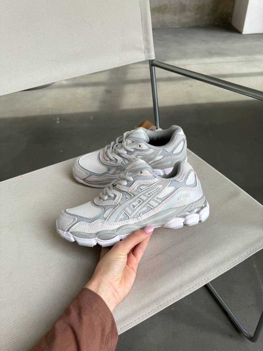 ‼️НОВІ Кросівки Asics Gel-NYC Light Grey