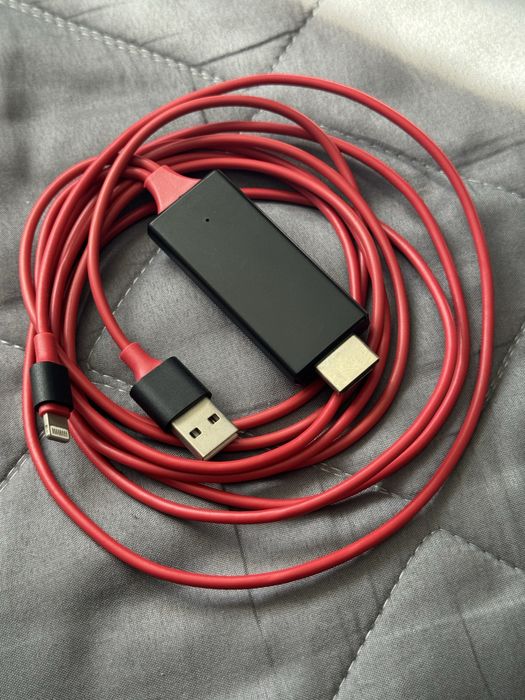 Перехідник iPhone-HDMI/телевізор iPad Lightning з айфону на тв