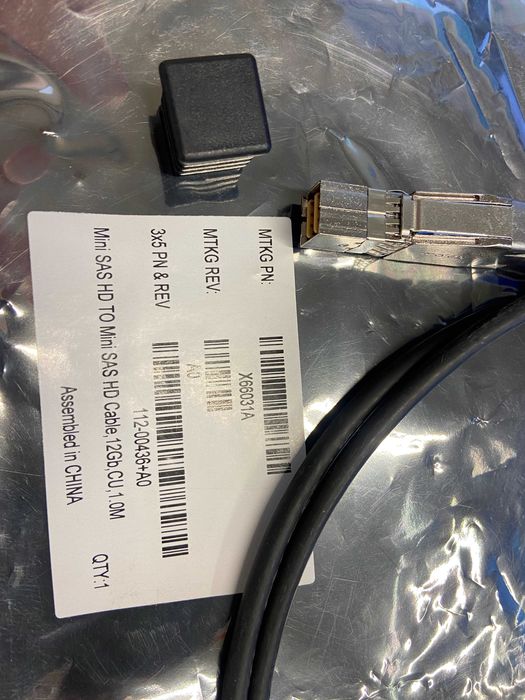 Mini SAS HD TO Mini SAS HD Cable,12Gb,CU,1.0M