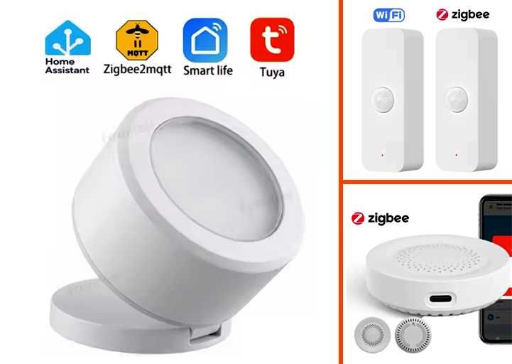 Датчик  руху \ освітлення \ удару \ сирена WI-FI Zigbee