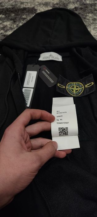 РОЗПРОДАЖ! Зіп-худі Stone island Чорна | Чорна зіпка Стон Айленд  | Чорний Кофта Стонік