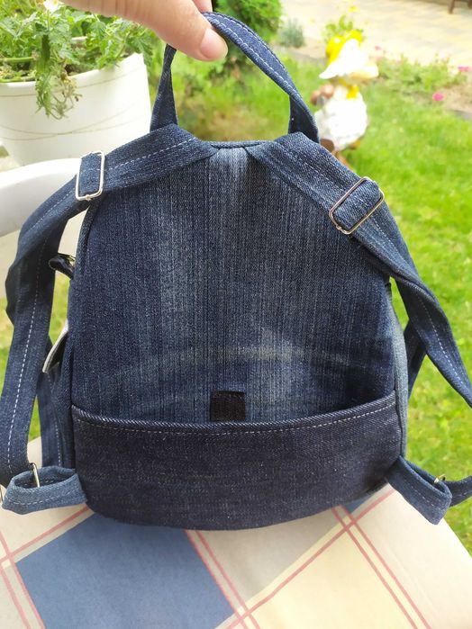 Jeansowa plecak / prezent dla dziecka