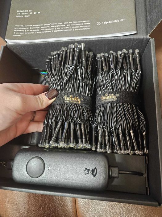 Smart Lampki 400Led AWW Twinky Strings 32m WiFi, BT NOWOŚĆ Gold&Silver