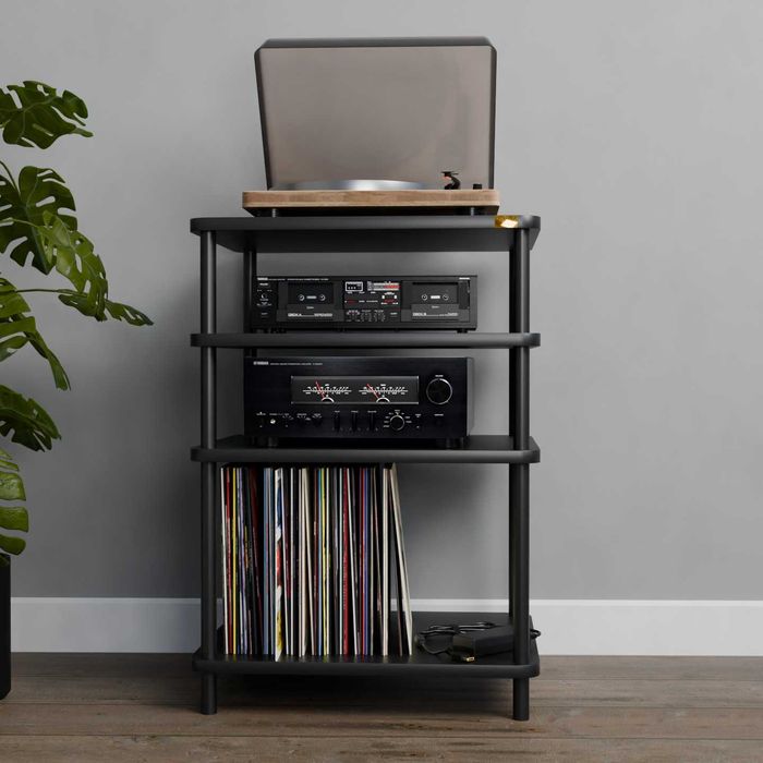 Stolik hi-fi regał na płyty winylowe szafka pod gramofon