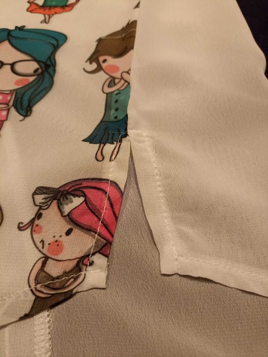 Damski T-shirt z rysunkiem