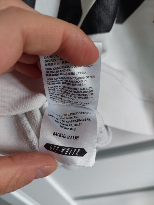 Bluza z nadrukiem biała M