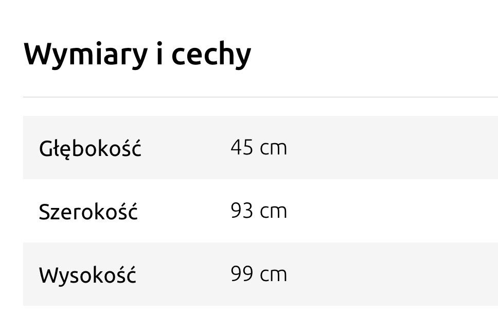 Szafka komoda Brw romance
