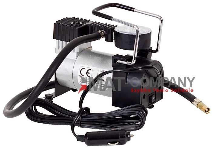 Solidny Metalowy kompresor samochodowy 12V