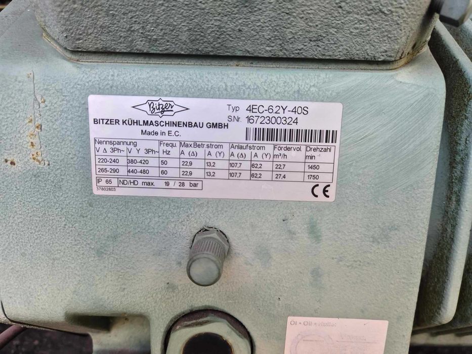 Agregat chłodniczy sprężarka Biłzer