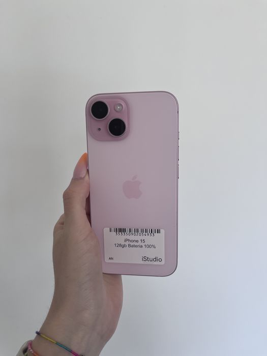 RATY 0% iPhone 15 128 GB BATERIA 100% GWARANCJA 12 miesiecy !!!