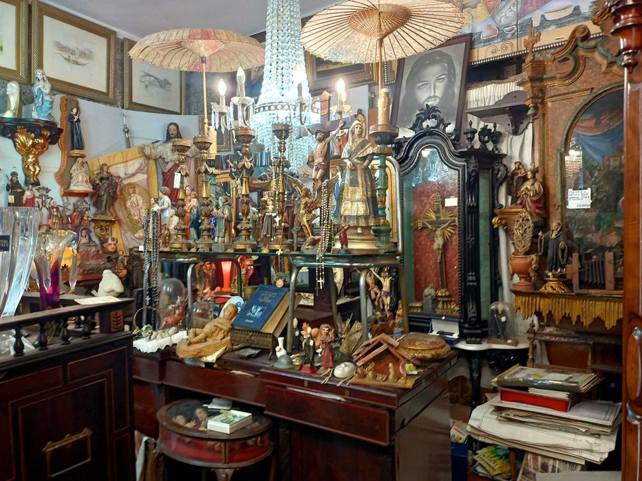 Candeeiro Mesa Estilo Arte Nova 3 Tulipas