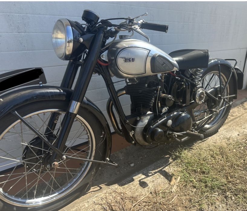 BSA B33 500 1948 Restaurada