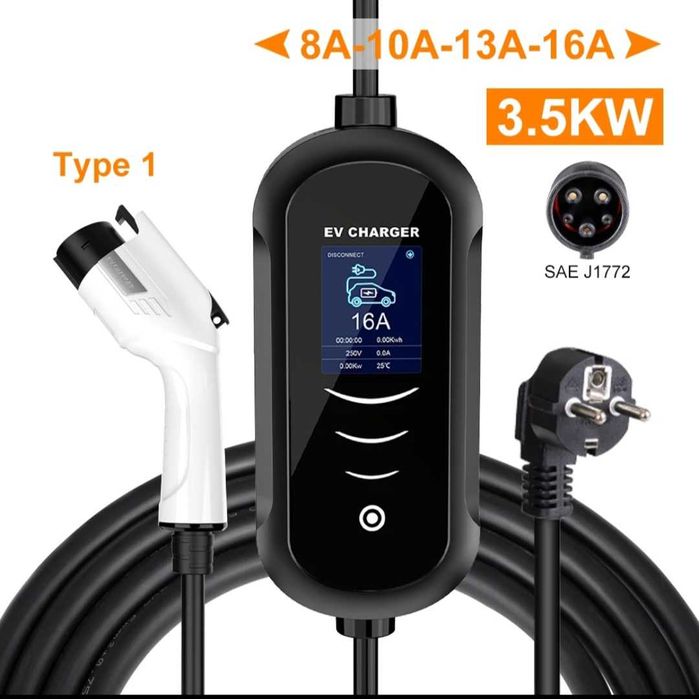 зарядка зарядний пристрій для електрокара до електромобіля електрички