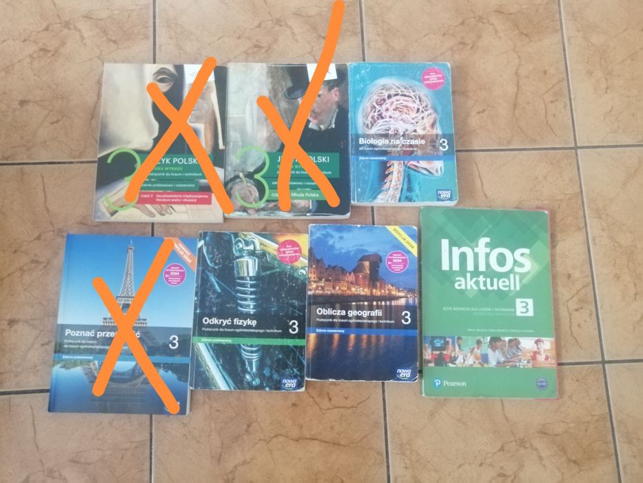 Sprzedam książki do klasy 3 liceum technikum