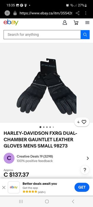 Rękawice Harley Davidson FXRG