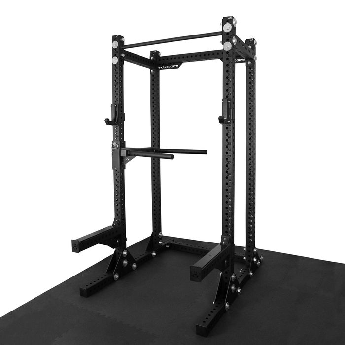 Half rack 80x80x3 + stacja DIP + landmine + haki + belki / klatka