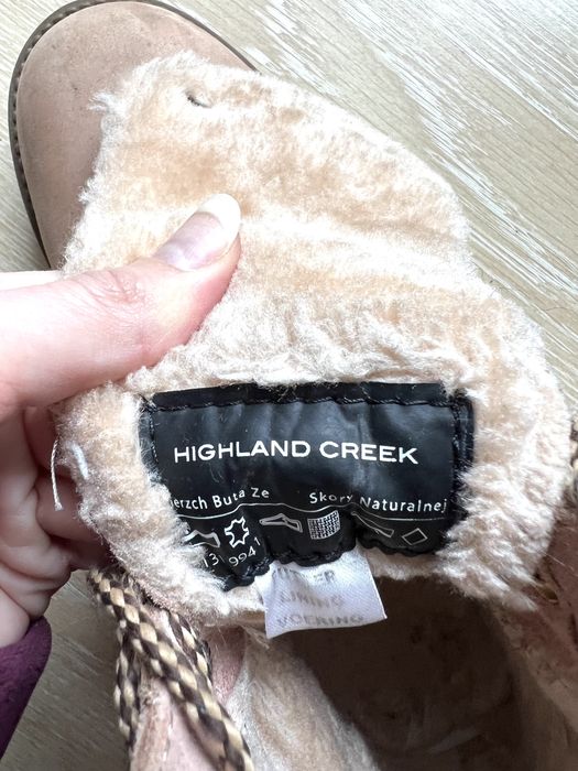 Botki sznurowane trapery śniegowce ocieplane timberlandy CCC