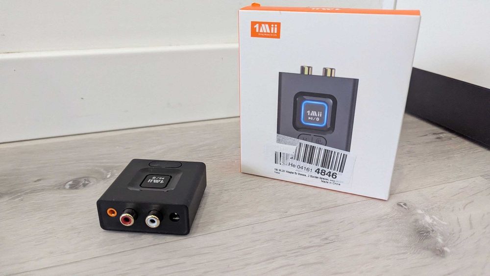 Bluetooth аудіо ресивер 1Mii приймач AUX RCA адаптер