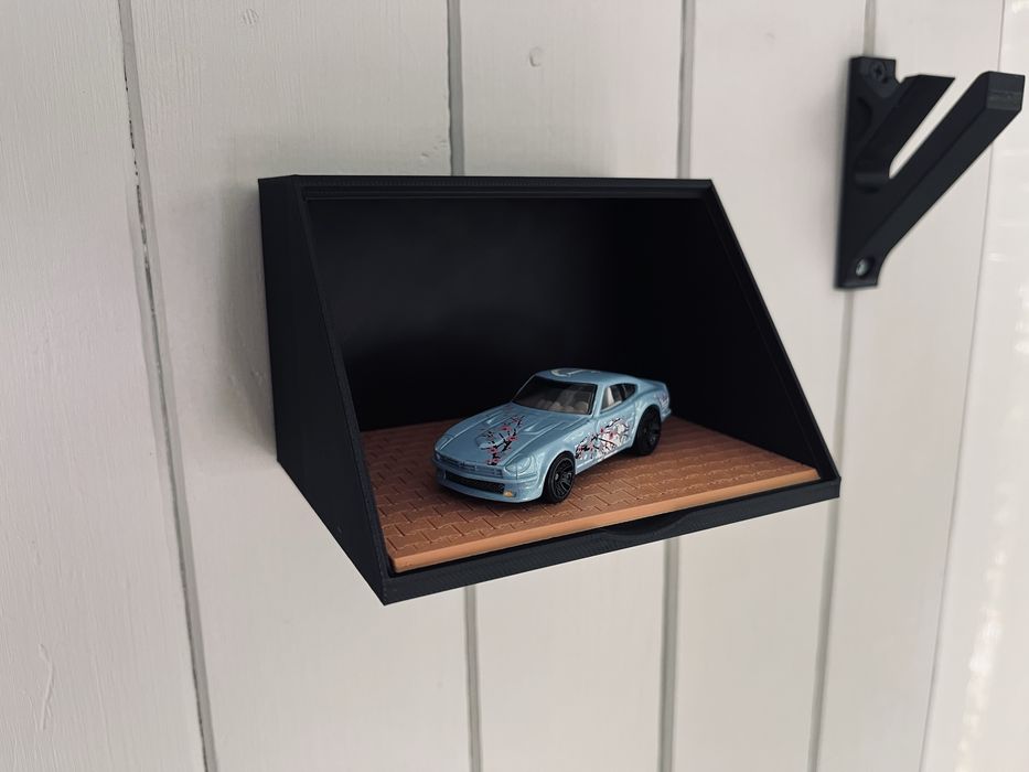 Диорама, полка, display, Hot Wheels, 1/64, 1/43