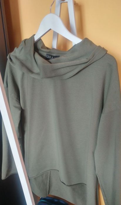 Bluza z kapturem khaki wings skrzydła