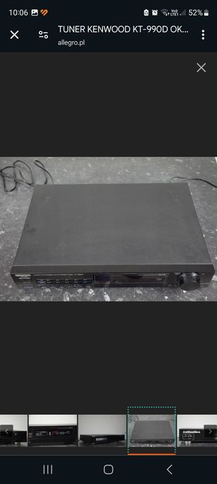 Tuner KENWOOD KT-990D Okazja oryginał JAPAN