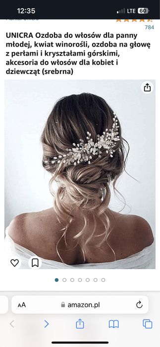 Sprzedam nowa ozdobę do włosów Unicra