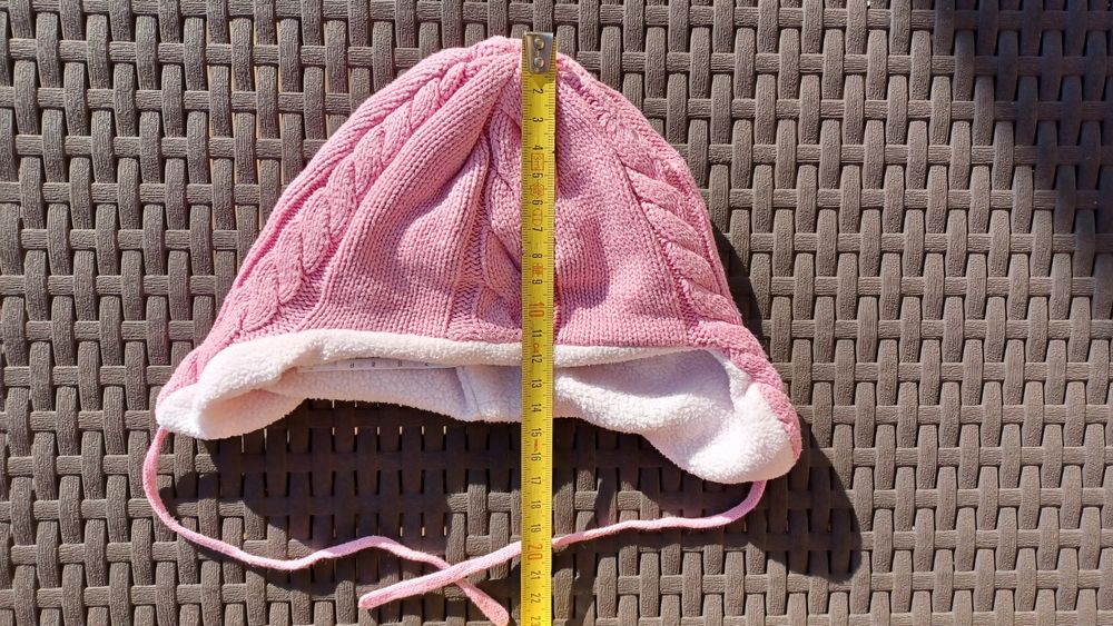 Czapka zimowa dziewczęca MotherCare 3-6 m