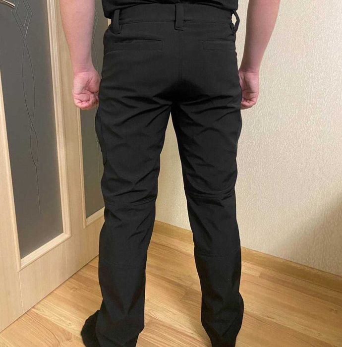 Штани софтшел чорні L