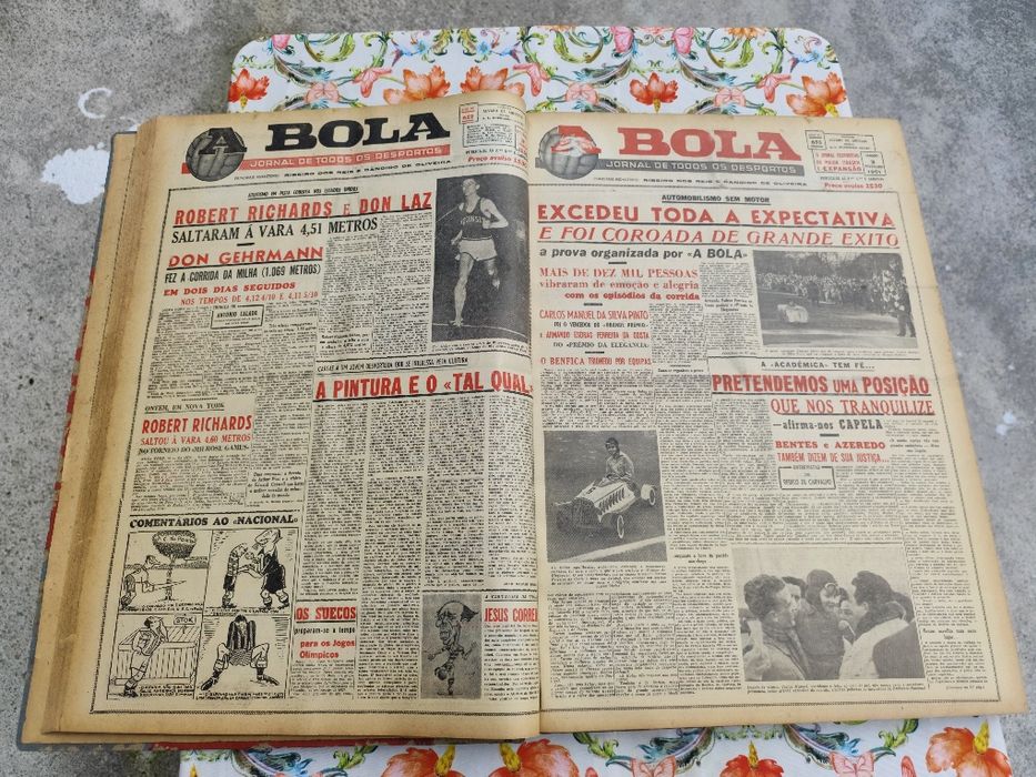 Jornal A Bola 1951