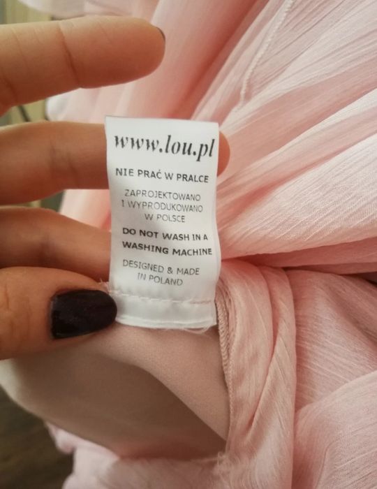 Długa sukienka cywilny ślub lou tilda