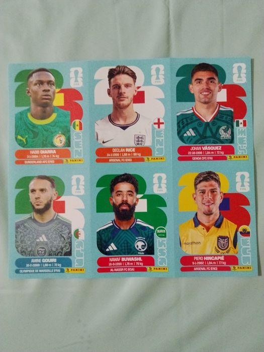 TROCO cromos mundial 2026 Panini