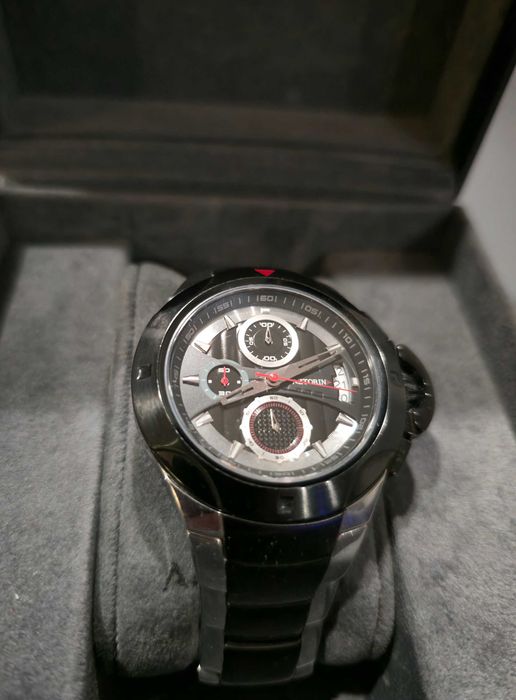 Zegarek Aztorin Sport Chronograf Stal Szlachetna Szafir