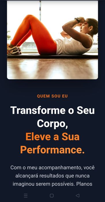 Crio o teu website