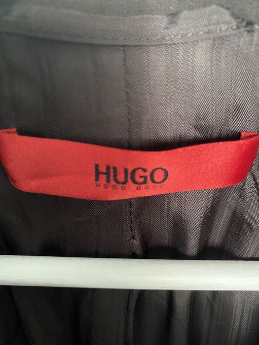 HUGO BOSS Aamon hago 46 marynarka wełna czekoladowy brąz