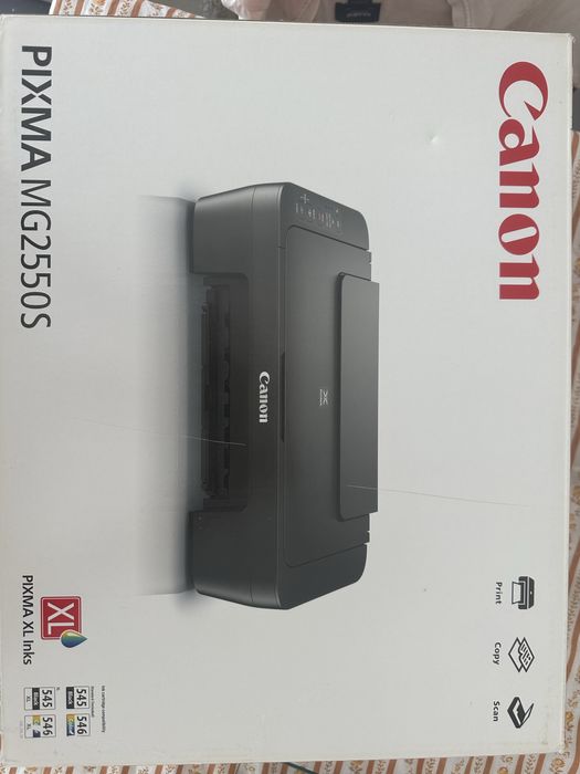 Impressora Canon PIXMA MG2550S com cabos e caixa originais
