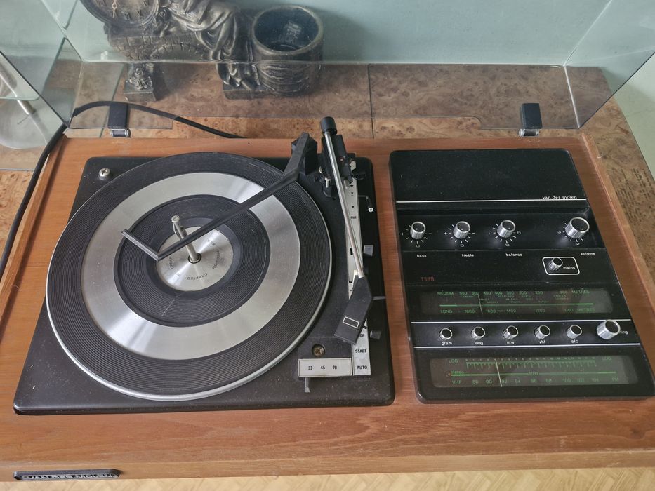 Gramofon z radiem Van der Molen plus glosniki