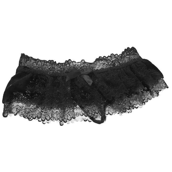 Męskie Stringi z Koronki dla SISSY Crossdresser Drag Queen - S