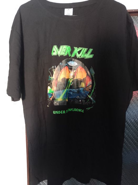 Koszulka zespołu Overkill under the influence rozm XL nowa