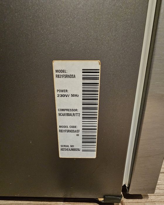 Sprzedam lodówkę  samsung