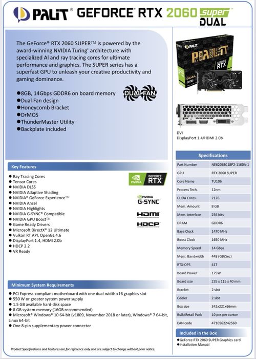 Відеокарта RTX 2060 Super/3070/3080/CMP90hx