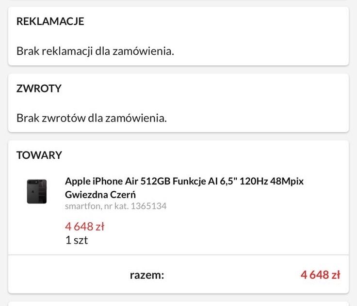 Iphone Air 512gb